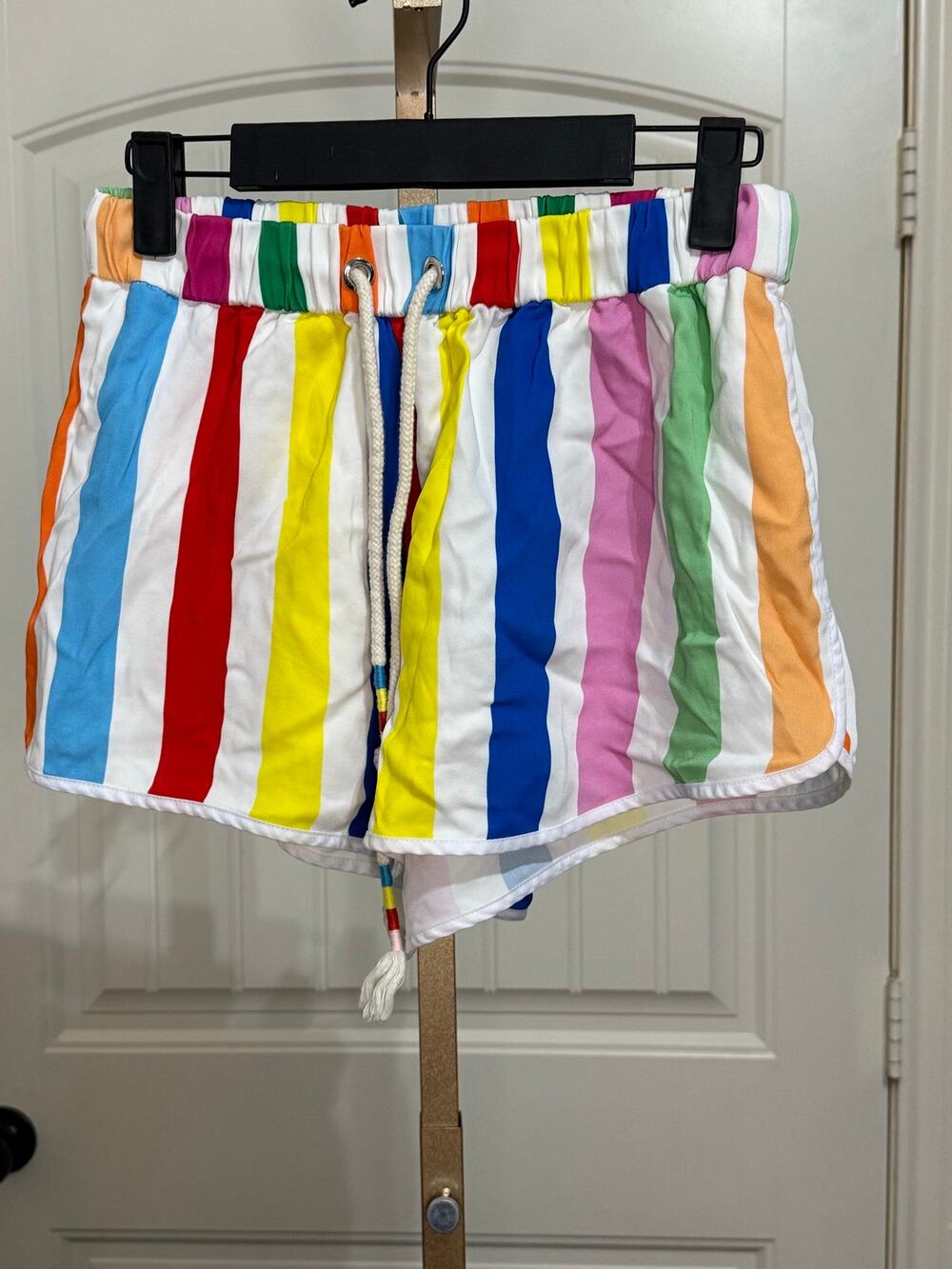 Mira Mikati Striped Mini Short Size Medium